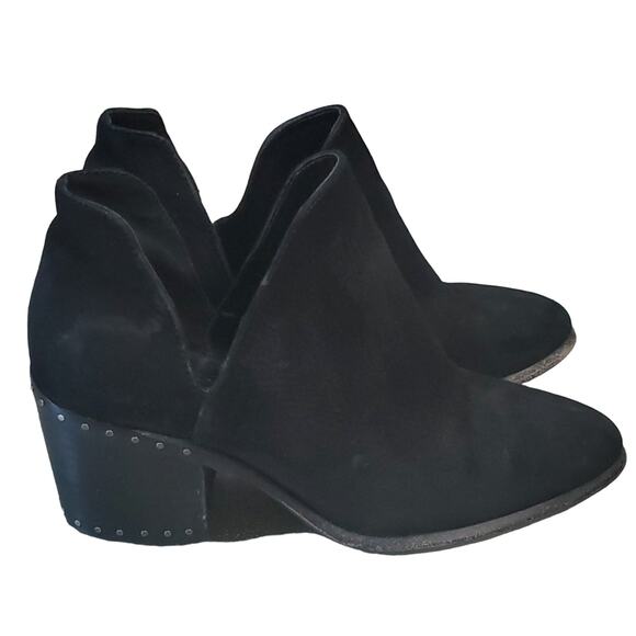Vince Camuto Petran Black Suede Booties - Picture 1 of 11